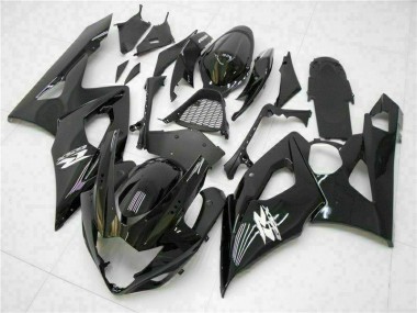Noir Brillant Carénages Moto GSXR 1000 K5 05-06