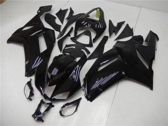 Noir Brillant Carénages Moto ZX6R 07-08 Noir Brillant Carénages Moto ZX6R 07-08