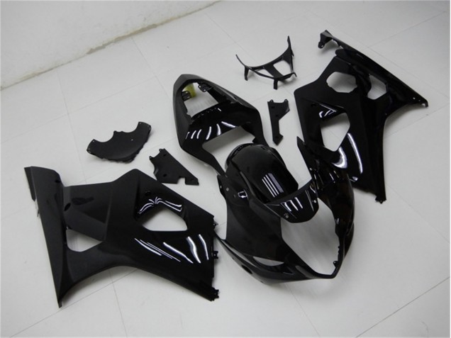 Noir Brillant Kit Carénages Motos Complet GSXR 1000 K3 03-04 Noir Brillant Kit Carénages Motos Complet GSXR 1000 K3 03-04