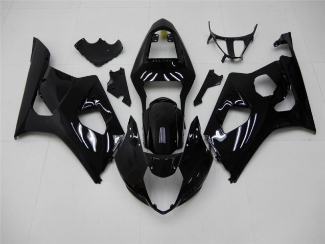 Noir Brillant Kit Carénages Motos Complet GSXR 1000 K3 03-04 Noir Brillant Kit Carénages Motos Complet GSXR 1000 K3 03-04