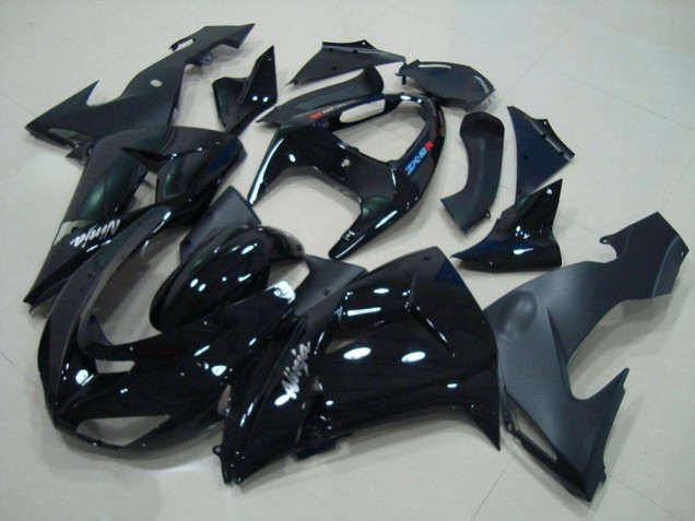 Noir Brillant Noir Mat Carénage Moto ZX10R 06-07