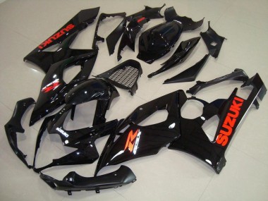 Noir Brillant Rouge Décalque Carénage Moto GSXR 1000 K5 05-06