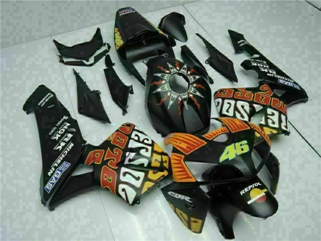 Noir Carénage Moto ABS CBR 600 RR 05-06