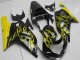 Noir Carénage Moto GSXR 600 / 750 K1 K2 K3 01-03