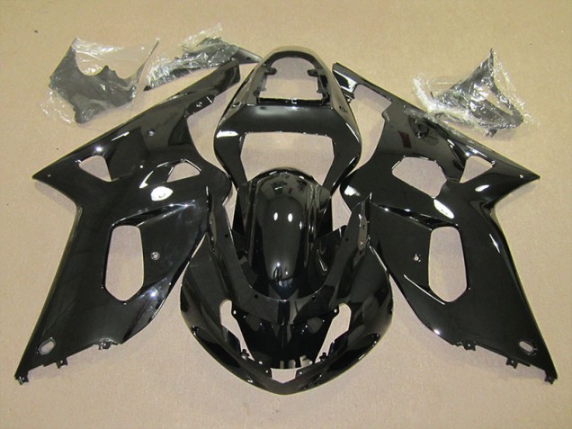 Noir Carénage Moto GSXR 600 K1 K2 K3 01-03 Noir Carénage Moto GSXR 600 K1 K2 K3 01-03