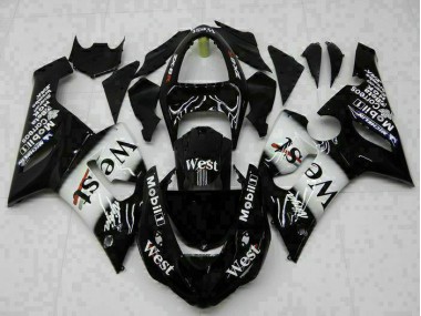 Noir Carénage Moto ZX6R 05-06