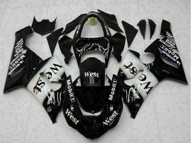 Noir Carénage Moto ZX6R 05-06 Noir Carénage Moto ZX6R 05-06