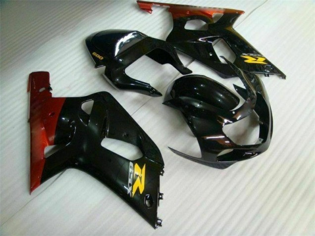 Noir Carénages Moto GSXR 600 / 750 K1 K2 K3 01-03 Noir Carénages Moto GSXR 600 / 750 K1 K2 K3 01-03