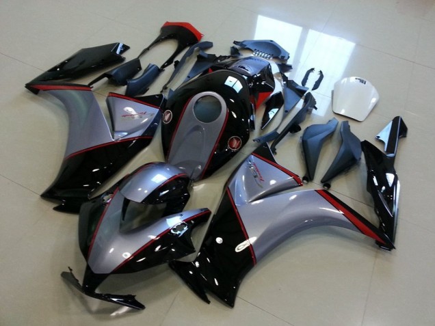 Noir Gris Carénage Moto CBR 1000 RR 12-16 Noir Gris Carénage Moto CBR 1000 RR 12-16