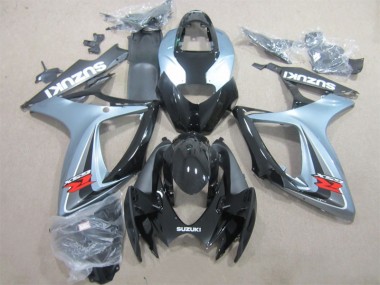 Noir Gris Carénage Moto GSXR 600 K6 06-07