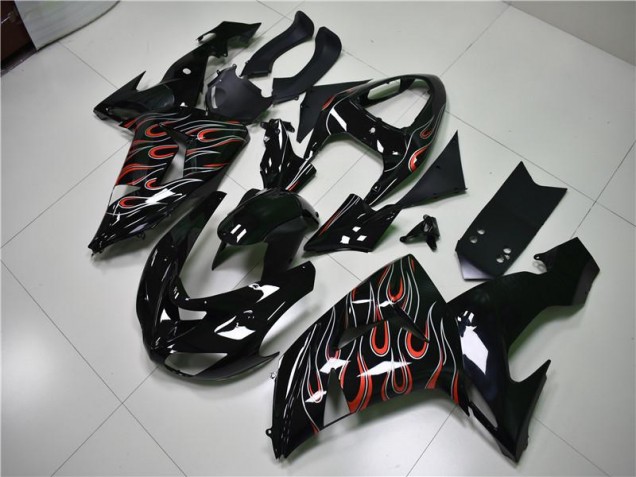Noir Gris Rouge Carénage Moto ZX10R 06-07 Noir Gris Rouge Carénage Moto ZX10R 06-07