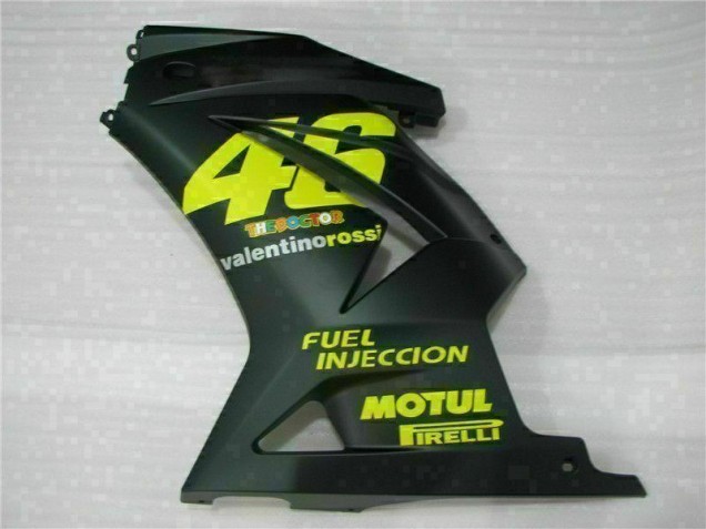 Noir Jaune 46 Carénage Moto EX250 08-12 Noir Jaune 46 Carénage Moto EX250 08-12