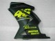 Noir Jaune 46 Carénage Moto EX250 08-12 Noir Jaune 46 Carénage Moto EX250 08-12