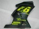 Noir Jaune 46 Carénage Moto EX250 08-12 Noir Jaune 46 Carénage Moto EX250 08-12