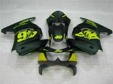 Noir Jaune 46 Carénage Moto EX250 08-12