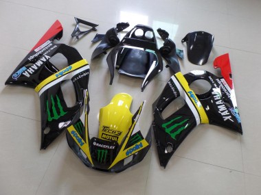Noir Jaune Monster Carénage Moto R6 98-02