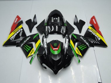 Noir Jaune Monster Carénage Moto ZX10R 03-05