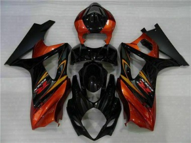 Noir Kit Carénages Motos Complet GSXR 1000 K7 07-08