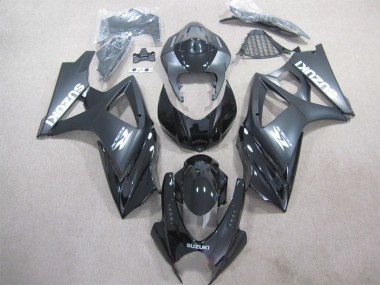 Noir Kit Carénages Motos GSXR 1000 K7 07-08