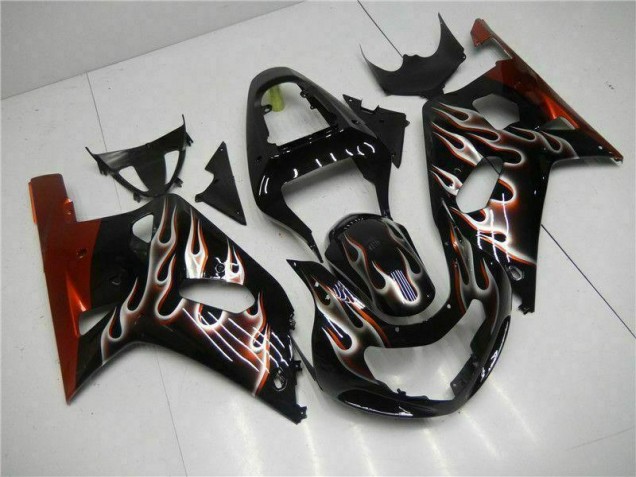 Noir Kit Carénages Motos & Plastique GSXR 600 / 750 K1 K2 K3 01-03 Noir Kit Carénages Motos & Plastique GSXR 600 / 750 K1 K2 K3 01-03