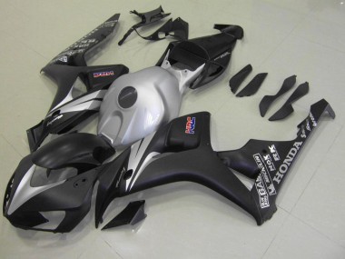 Noir Mat Argent Carénage Moto CBR 1000 RR 06-07