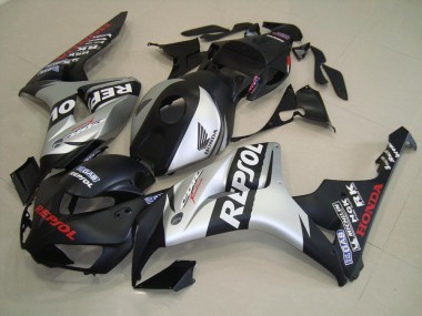 Noir Mat Argent Repsol Carénage Moto CBR 1000 RR 06-07