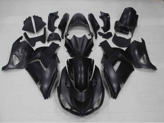 Noir Mat Carénages Moto ZX14R ZZR 1400 06-11 Noir Mat Carénages Moto ZX14R ZZR 1400 06-11
