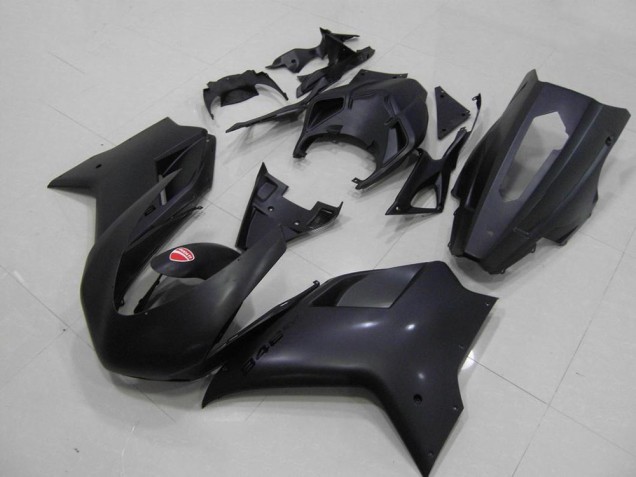 Noir Mat Courses Verision Carénage Moto Ducati 848 1098 1198 07-14 Noir Mat Courses Verision Carénage Moto Ducati 848 1098 1198 07-14