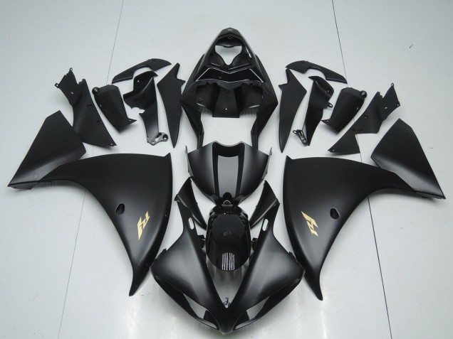 Noir Mat Décalque Carénage Moto R1 12-14