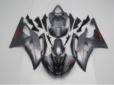 Noir Mat Gris Carénage Moto R6 08-16