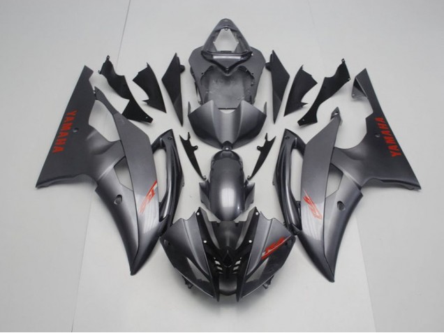 Noir Mat Gris Carénage Moto R6 08-16 Noir Mat Gris Carénage Moto R6 08-16