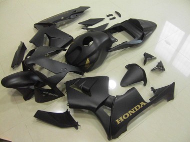 Noir Mat Or Carénage Moto CBR 600 RR 03-04