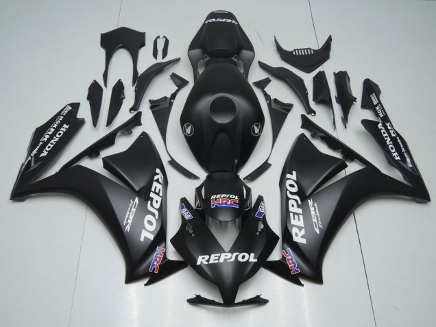 Noir Mat Repsol Carénages Moto CBR 1000 RR 12-16 Noir Mat Repsol Carénages Moto CBR 1000 RR 12-16