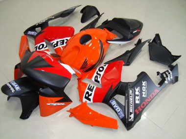 Noir Mat Repsol Courses Carénage Moto CBR 600 RR 05-06
