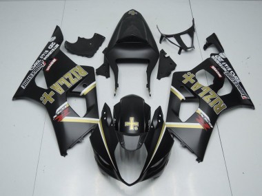 Noir Mat Rizla Carénage Moto GSXR 1000 K3 03-04
