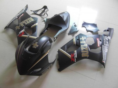 Noir Mat Rizla Courses Carénage Moto GSXR 1000 K3 03-04