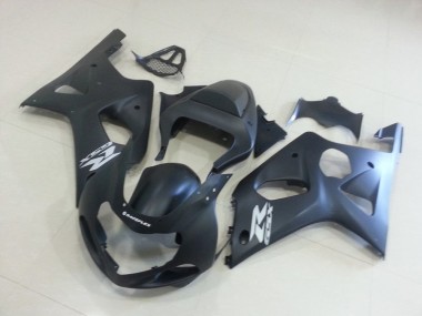 Noir Mat avec Argent GSXR Carénage Moto GSXR 1000 K1 00-02