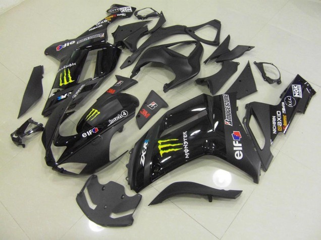 Noir Monster Carénage Moto ZX6R 07-08 Noir Monster Carénage Moto ZX6R 07-08