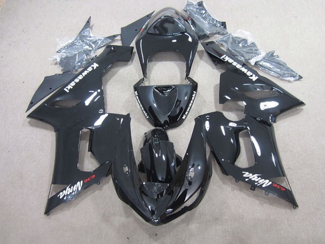 Noir Ninja 636 Carénages Moto ZX6R 05-06