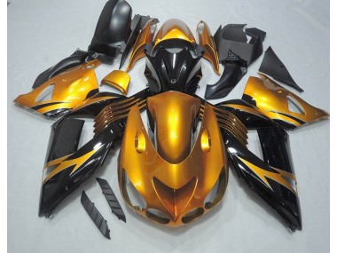 Noir Or Carénage Moto ZX14R ZZR 1400 06-11