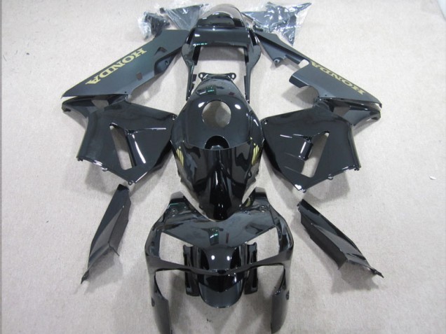 Noir Or Décalque Carrosserie Moto CBR 600 RR 03-04 Noir Or Décalque Carrosserie Moto CBR 600 RR 03-04