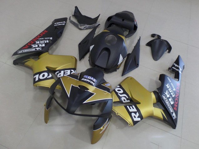 Noir Or Repsol Carénage Moto CBR 600 RR 05-06