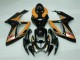 Noir Orange Carénage Moto GSXR 600 / 750 K6 06-07