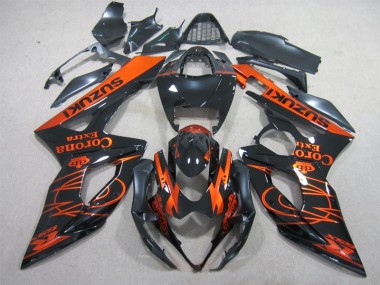 Noir Orange Corona Extra Carénage Moto GSXR 1000 K5 05-06