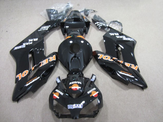 Noir Orange Repsol Carénage Moto CBR 1000 RR 04-05 Noir Orange Repsol Carénage Moto CBR 1000 RR 04-05