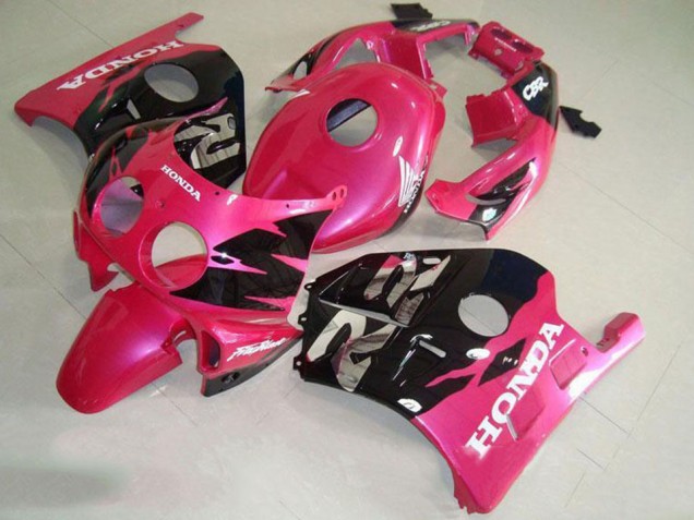 Noir Rose Carénage Moto CBR 250 RR MC22 91-98 Noir Rose Carénage Moto CBR 250 RR MC22 91-98