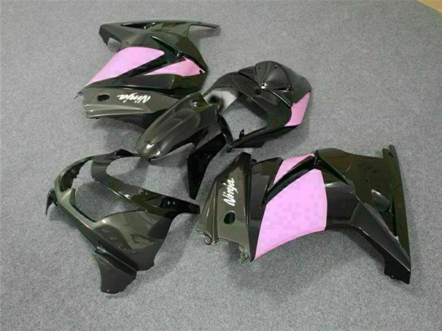 Noir Rose Ninja Carénage Moto EX250 08-12