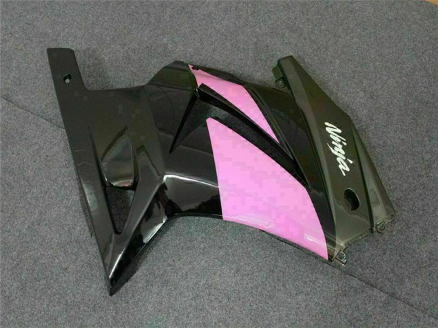 Noir Rose Ninja Carénage Moto EX250 08-12