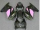 Noir Rose Ninja Carénage Moto EX250 08-12