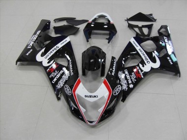 Noir Rouge Beacon Carénage Moto GSXR 750 K4 04-05
